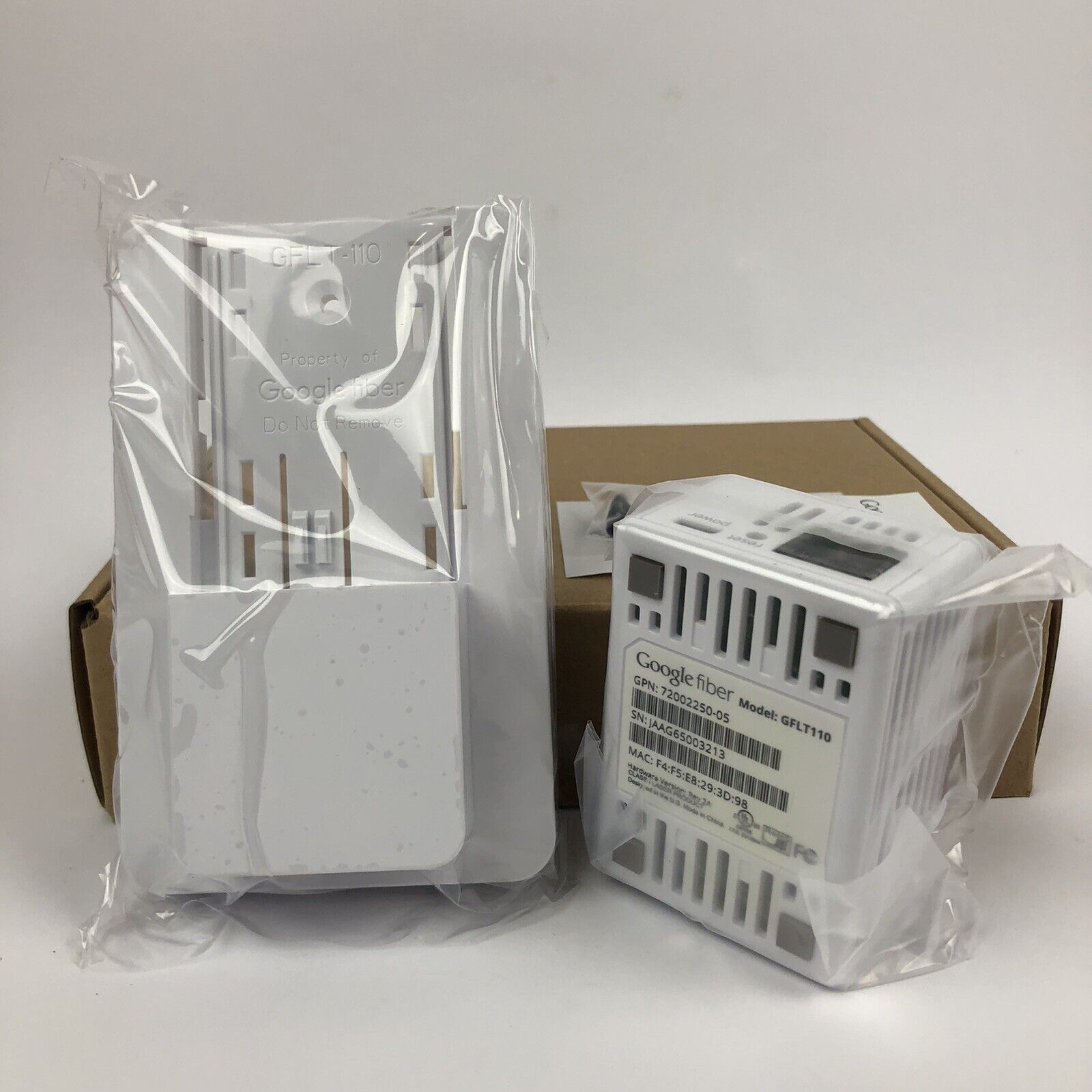 2 Google Fiber Jacks & Base GFLT110 NEW IN BOX SEALED From Manufacturer Google Fiber 86003010-07 - фотография #6