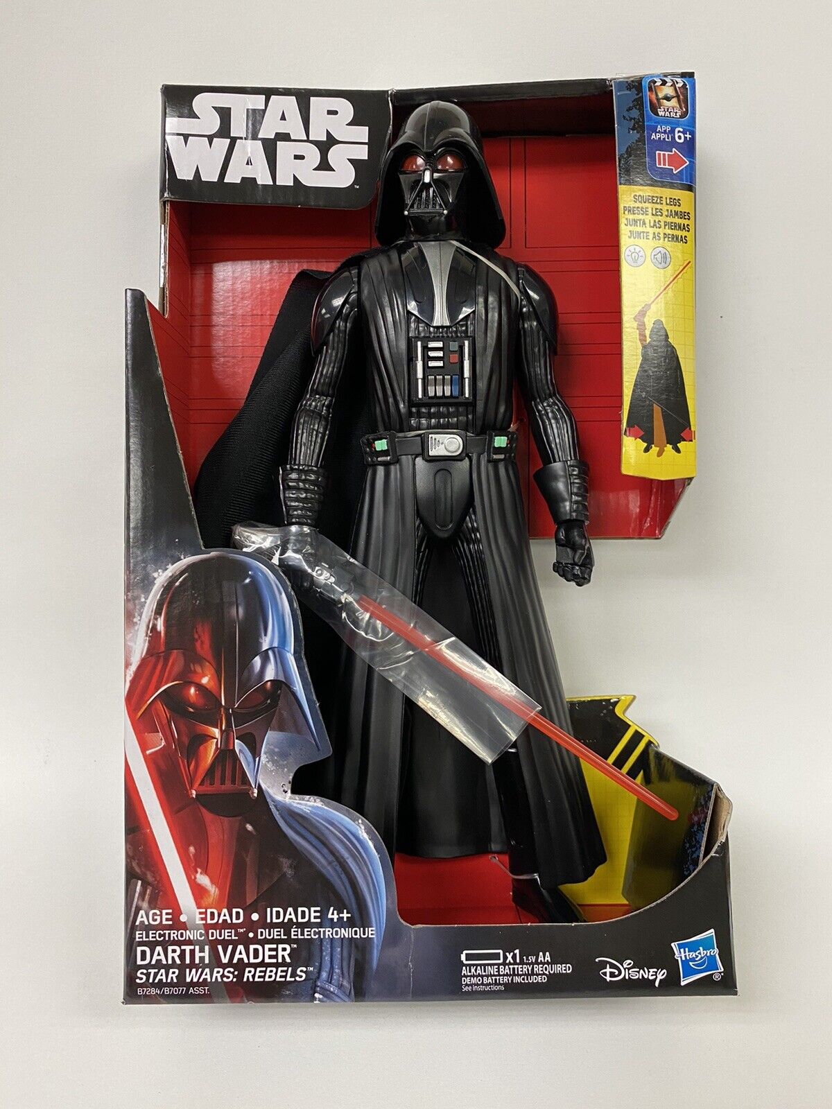 Star Wars Rebels Electronic Duel Darth Vader 12-Inch Action Figure Lightsaber Hasbro