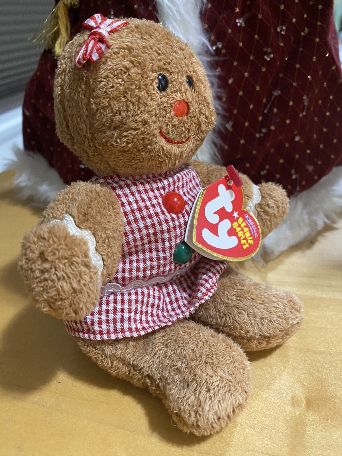 TY Beanie Baby - GRETEL the Gingerbread Girl (7.5”) 2007 NEW WITH TAGS Ty 40703 - фотография #3