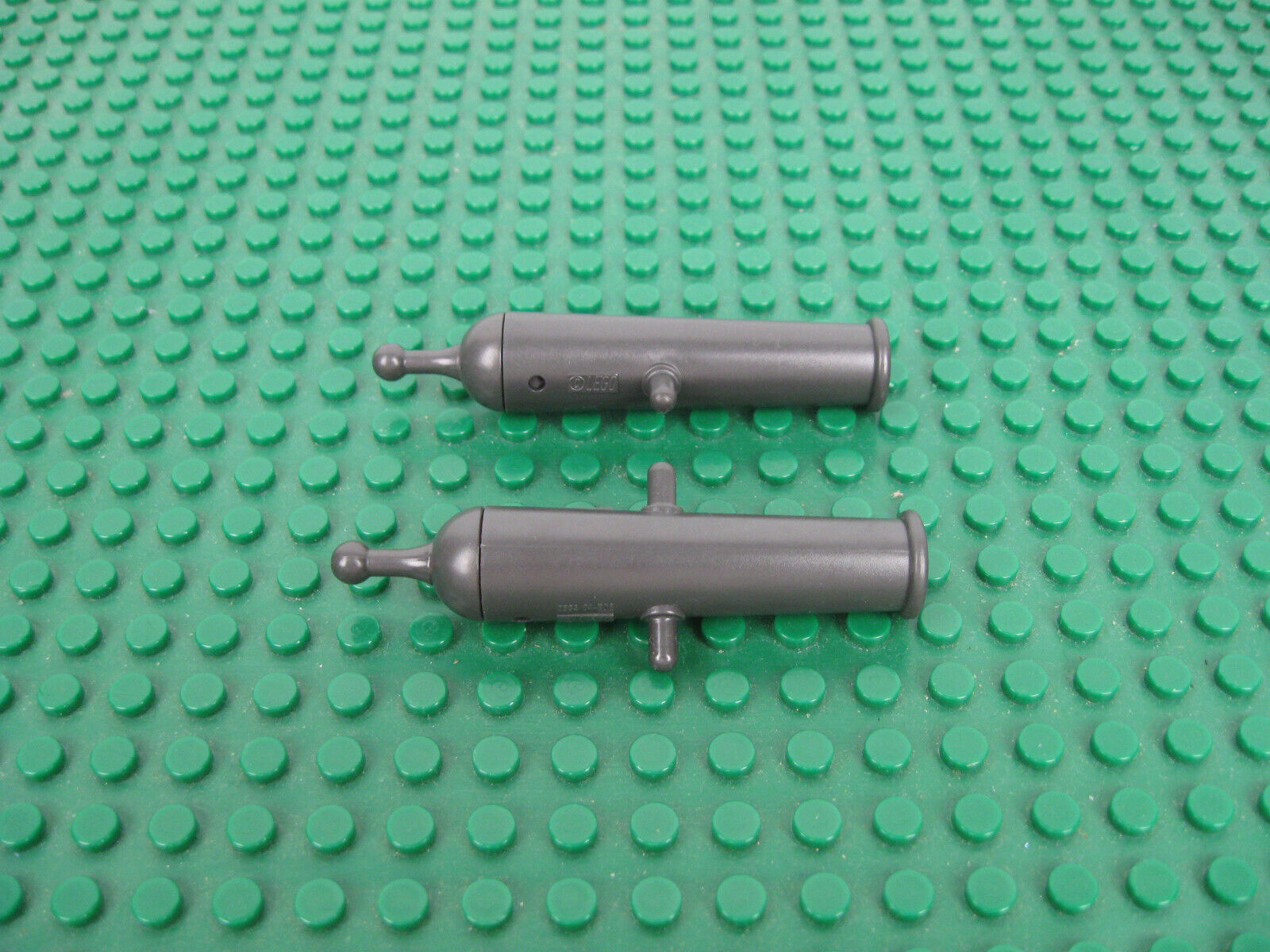 2x LEGO Dark Bluish Gray Cannon Shooting Launcher Weapon Pirates II #2533c01 LEGO