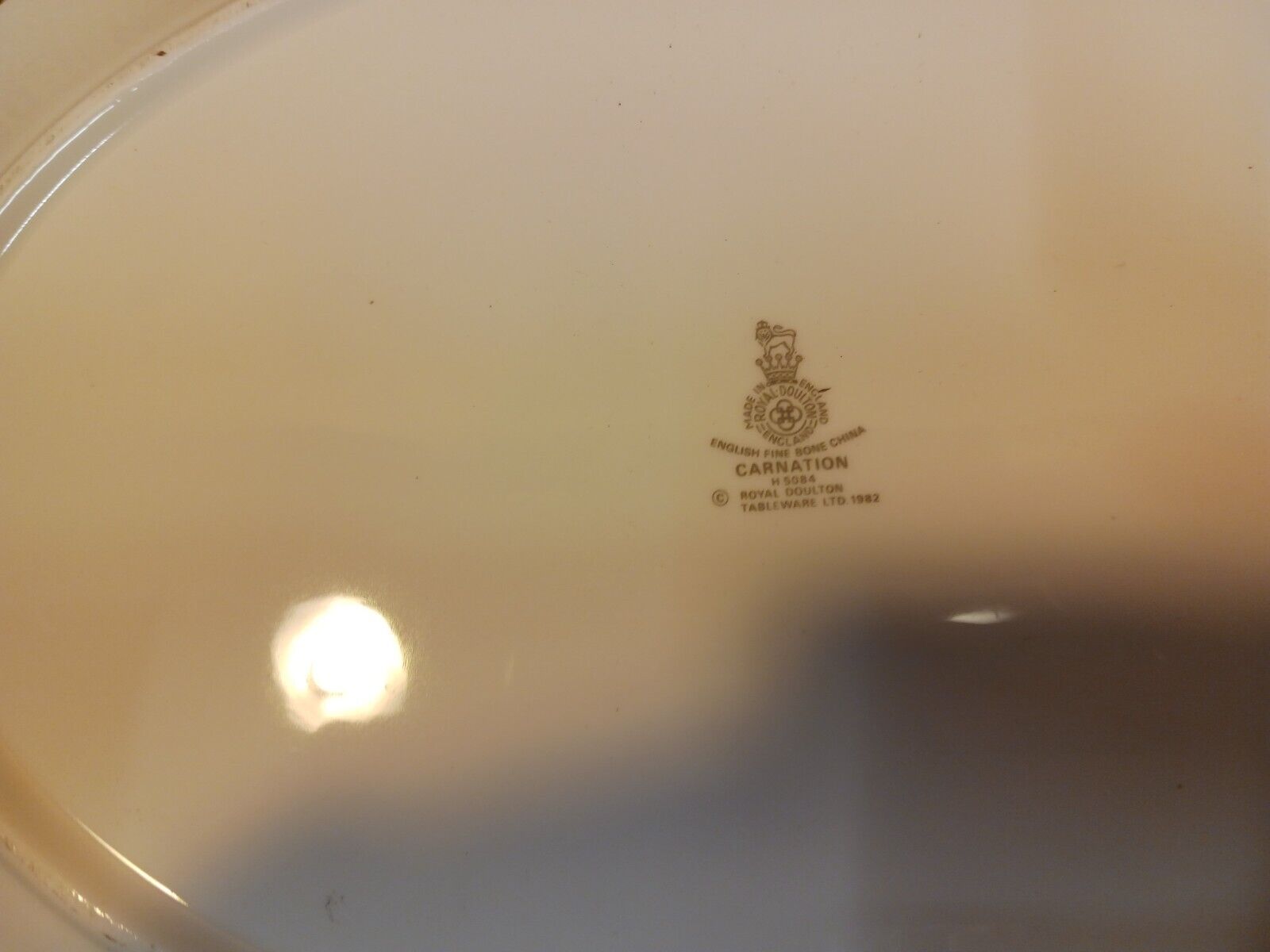 Royal Doulton CARNATION oval serving platter; 13"; brand new Royal Doulton - фотография #5