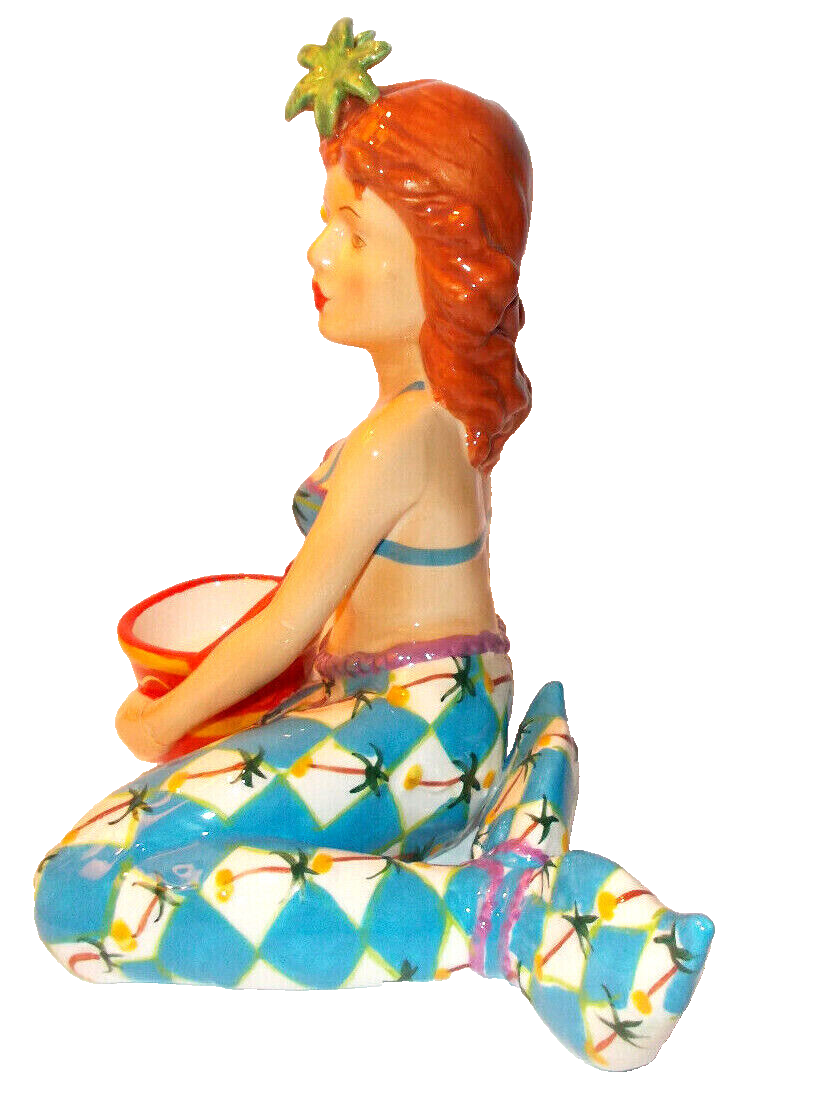 Diane Artware Come Dream With Me Aqua Ann Tealight Island Design Mermaid Figure Diane Artware - фотография #2