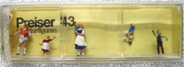VINTAGE HO FIGURES/PEOPLE - PREISER -GERMANY Preiser - фотография #4