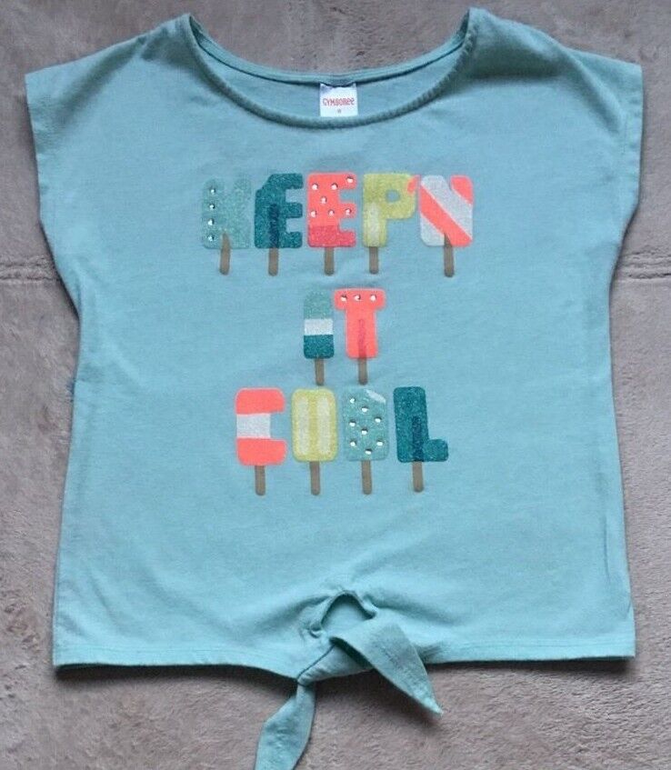Gymboree Girls T-Shirt & Skirt Outfit, Size 6, Mint Green, Keep N Cool. Lot of 2 Gymboree Does Not Apply - фотография #2