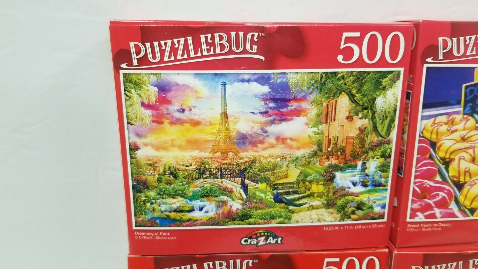 PuzzleBug Love Coffee, Sweet Treats, Dreaming Of Paris, Mexican Skulls Lot Of 4 Puzzlebug - фотография #3