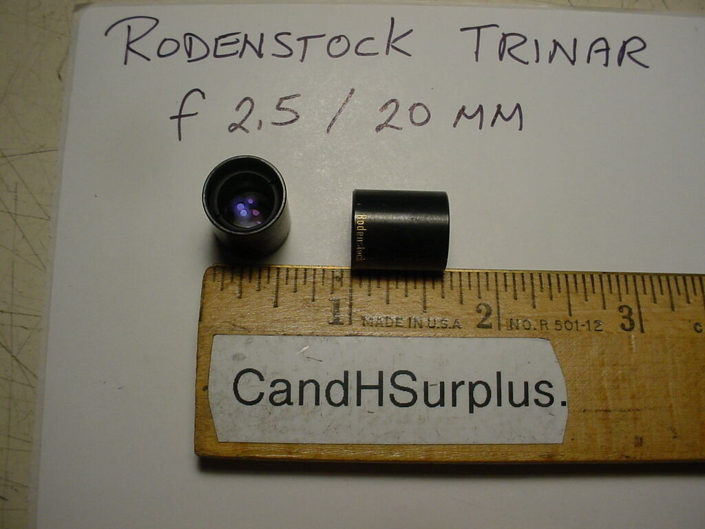 Rodenstock Trinar f2.5/20mm vintage lens NOS Lot of 3 pcs Rodenstock Trinar - фотография #6