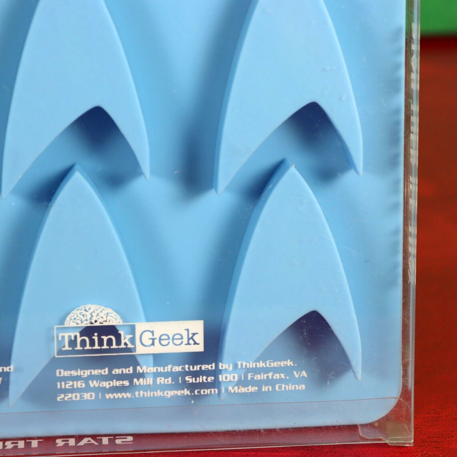 Star Trek TOS Starfleet Silicone Ice Cube Tray Think Geek 8 Cubes 2013 Sealed Think Geek Does Not Apply - фотография #5