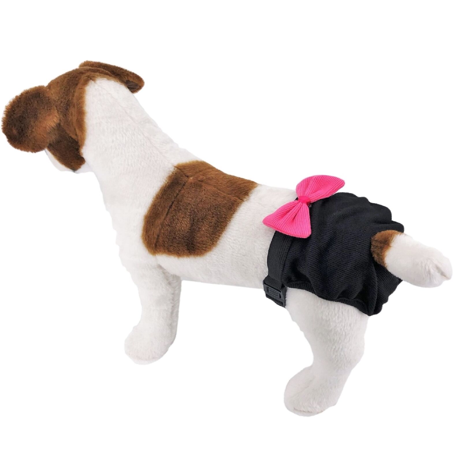 PACK- 2 Dog Diapers Female Cat Girl SMALL and LARGE Pets 100% Cotton Pink Black FDC® - фотография #4
