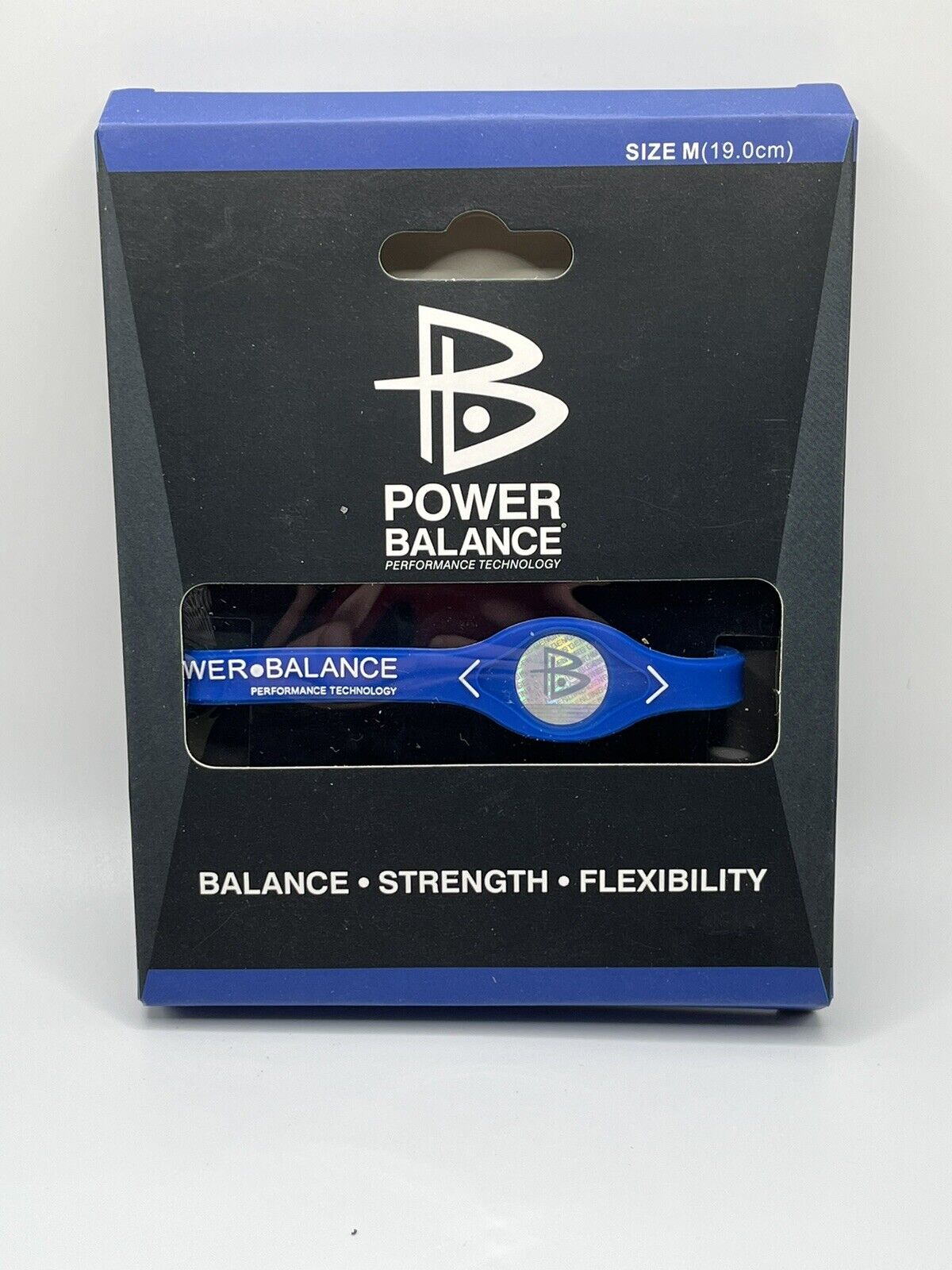 Original Power Balance Energy Health Band Bracelet, Wristband, blue, Medium Power Balance Silicone