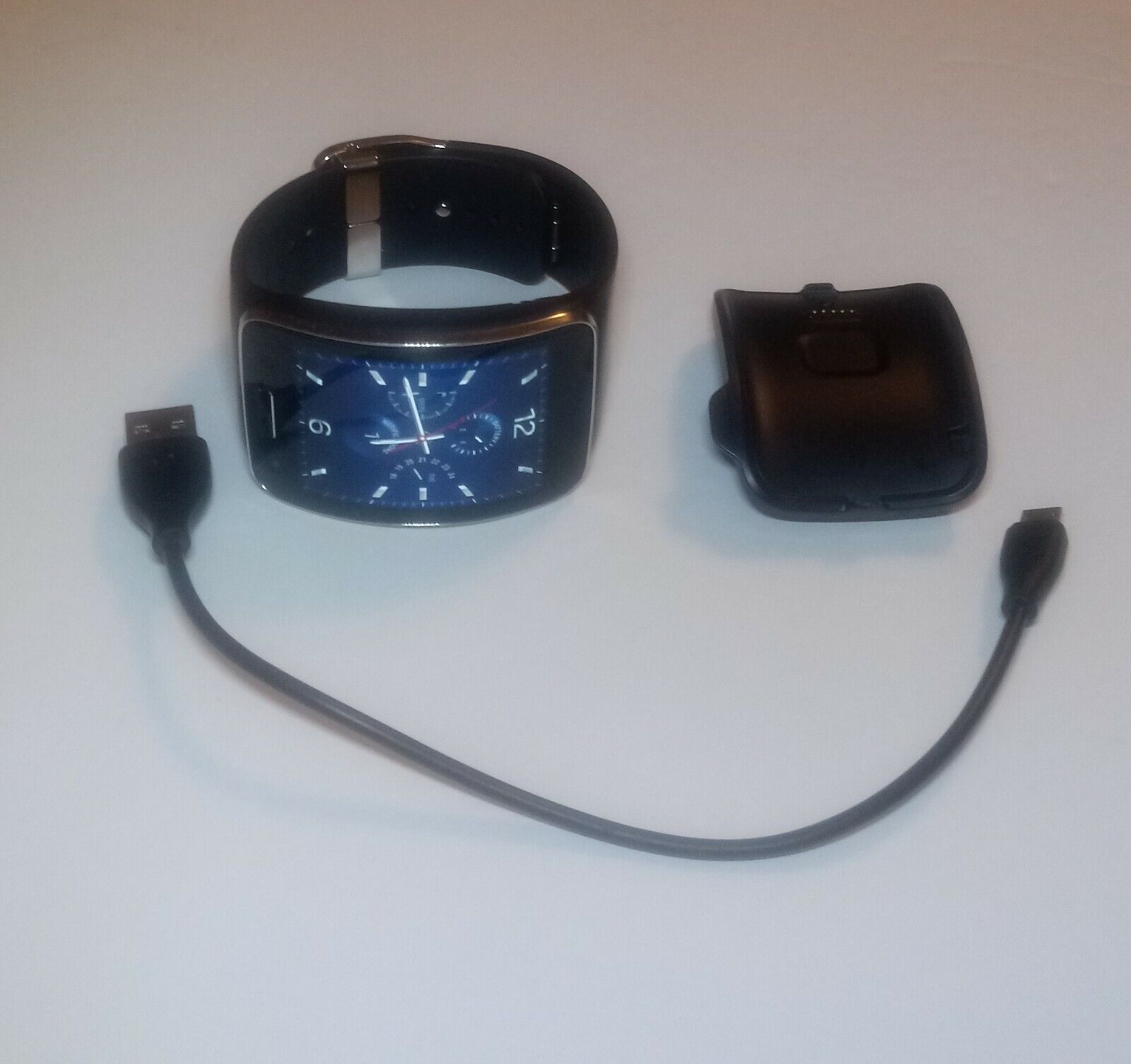 Samsung Galaxy Gear S SM-R750T Curved Smart Watch - Black Samsung Samsung Gear S SM-R750T