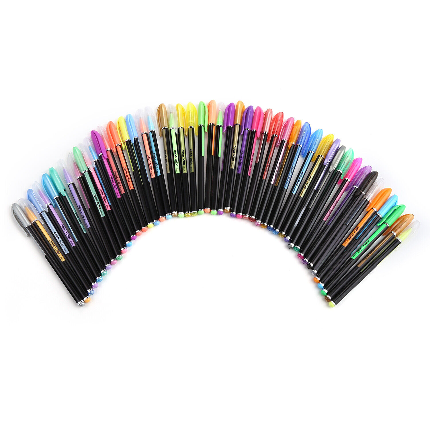48 Unique Colors (No Duplicates) Gel Pens Gel Pen Set for Adult Coloring Book US Unbranded Does Not Apply - фотография #12