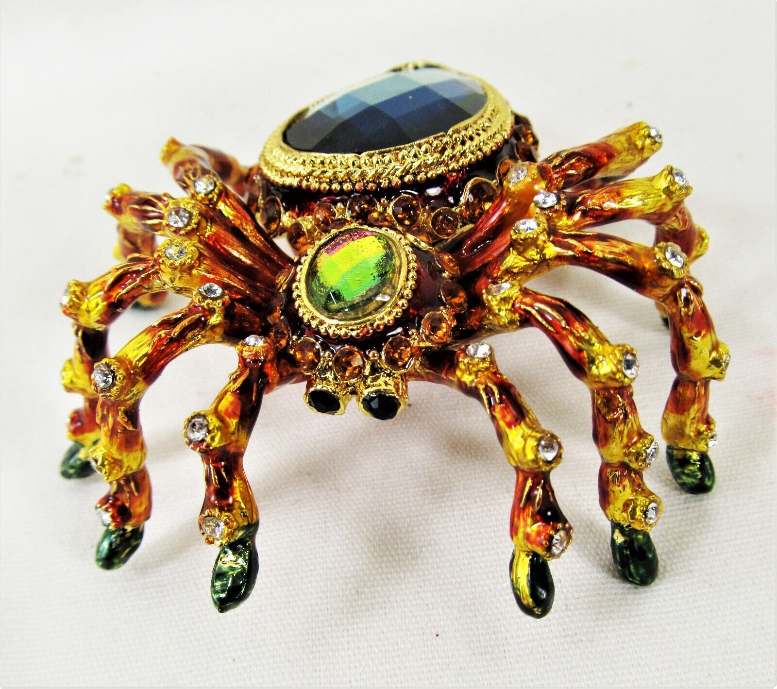 Spider Jeweled Pewter Trinket Box Без бренда - фотография #4