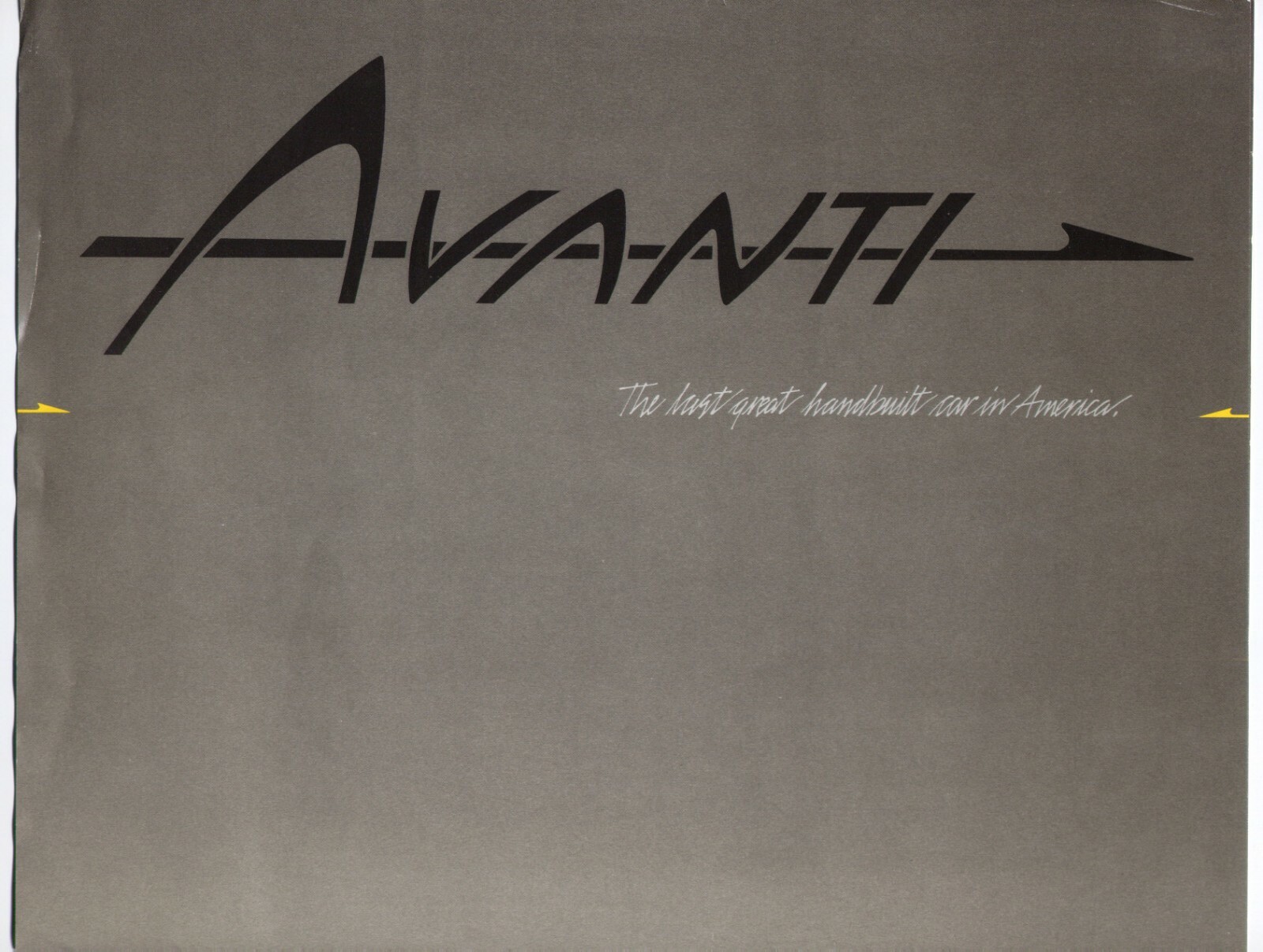 Avanti sales brochures, Prospekte, 1983 Без бренда - фотография #4