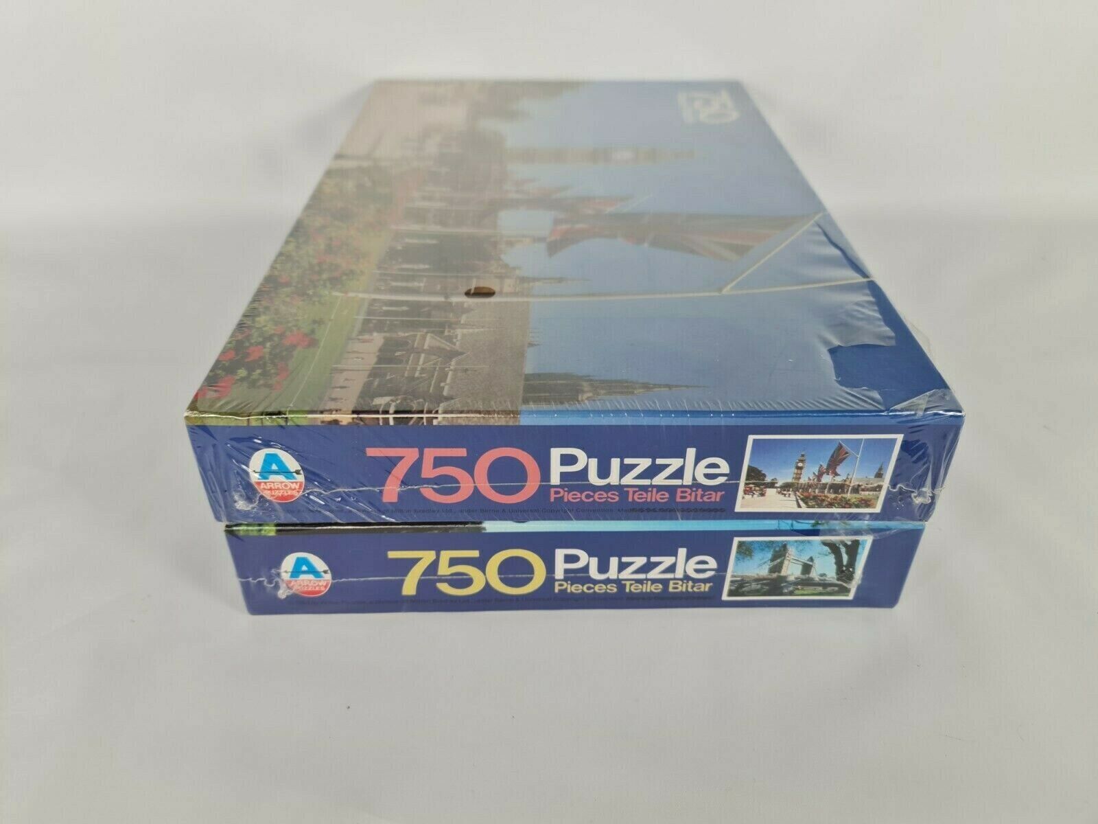 New 2x Vintage London England + Tower Bridge London Jigsaw Puzzle 750 Pieces  Arrow - фотография #6