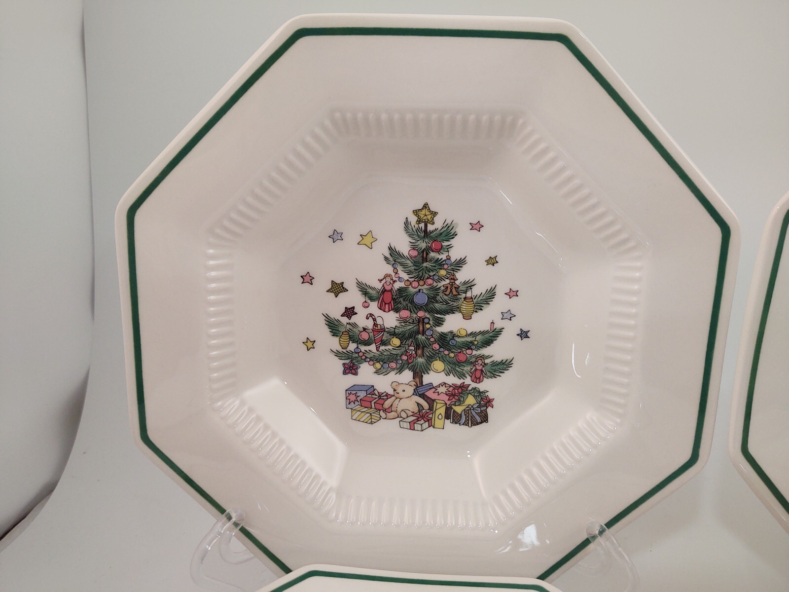 Set of 4 Nikko Christmastime Rim Soup Bowls Nikko Nikko Christmastime - фотография #3