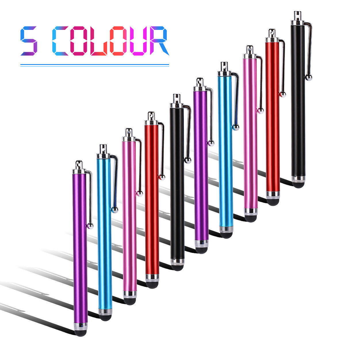 10 Capacitive Touch Screen Stylus Pen Universal For iPhone iPad Samsung Tablet Ombar Universal Touch Screen Stylus/Pen - фотография #2