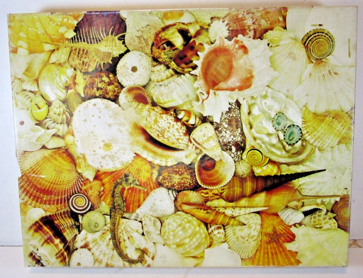 2 Vntg Puzzles Sprinkbok Sea Treasures 1975 & Down East Crafts Scallop Shells 98 Springbok - фотография #2