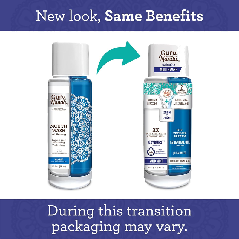 Dual Barrel Oxyburst Whitening Mouthwash - Contains Hydrogen Peroxide to Promote Does not apply - фотография #2
