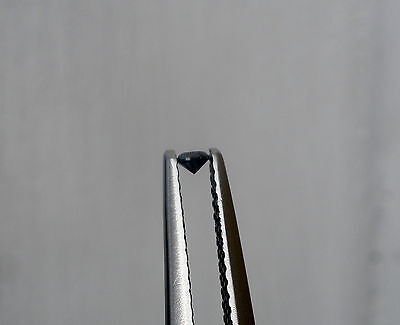 Natural Black diamond loose faceted round 1.5mm pinnaclediamonds - фотография #5