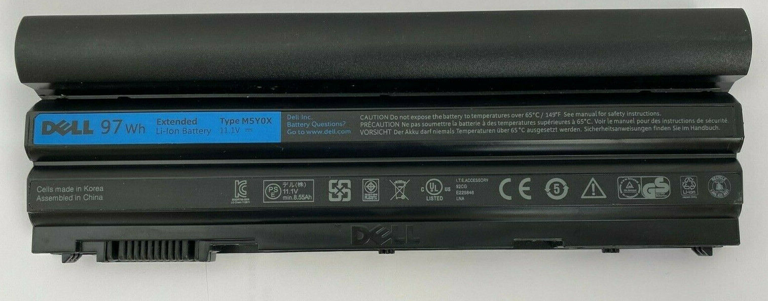(Lot of 5)  M5Y0X & 71R31 Battery for Dell Latitude E6540 E6530 E6440 E6420 Dell Does Not Apply