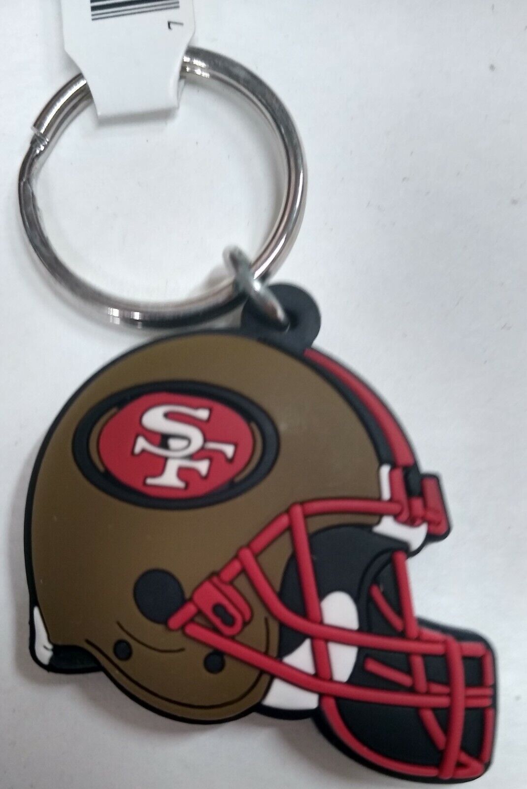 Lot of 12 NFL OFFICIAL Licensed San Francisco 49ers Team Helmet Keychain Keyring Без бренда - фотография #2