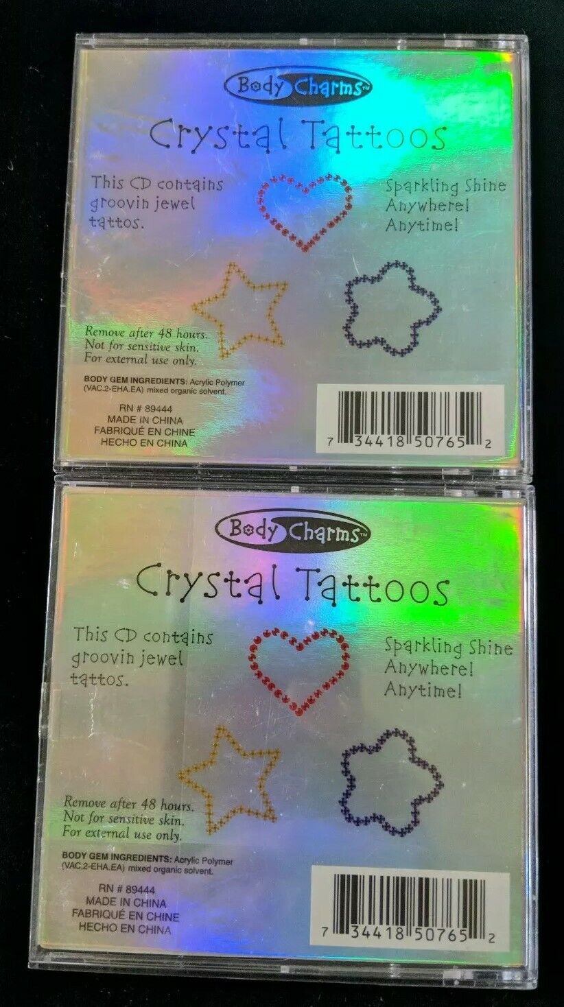 Body Charms Crystal Tattoos Adhesive Stick-on Skin Jewelry Summer Beach Dancing Unbranded Does Not Apply - фотография #2
