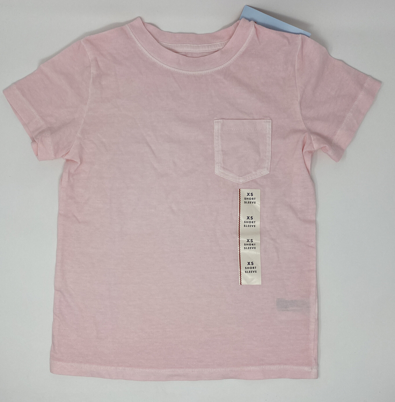 2 Girls Cat & Jack Size XS 4/5 Short Sleeve T Shirts Planets Blue Plain Pink   Cat & Jack - фотография #8