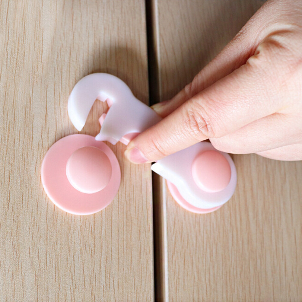 Childproof Lock Easy to Install Easy to Remove Baby Drawer Lock 3 Colors Unbranded Does Not Apply - фотография #3