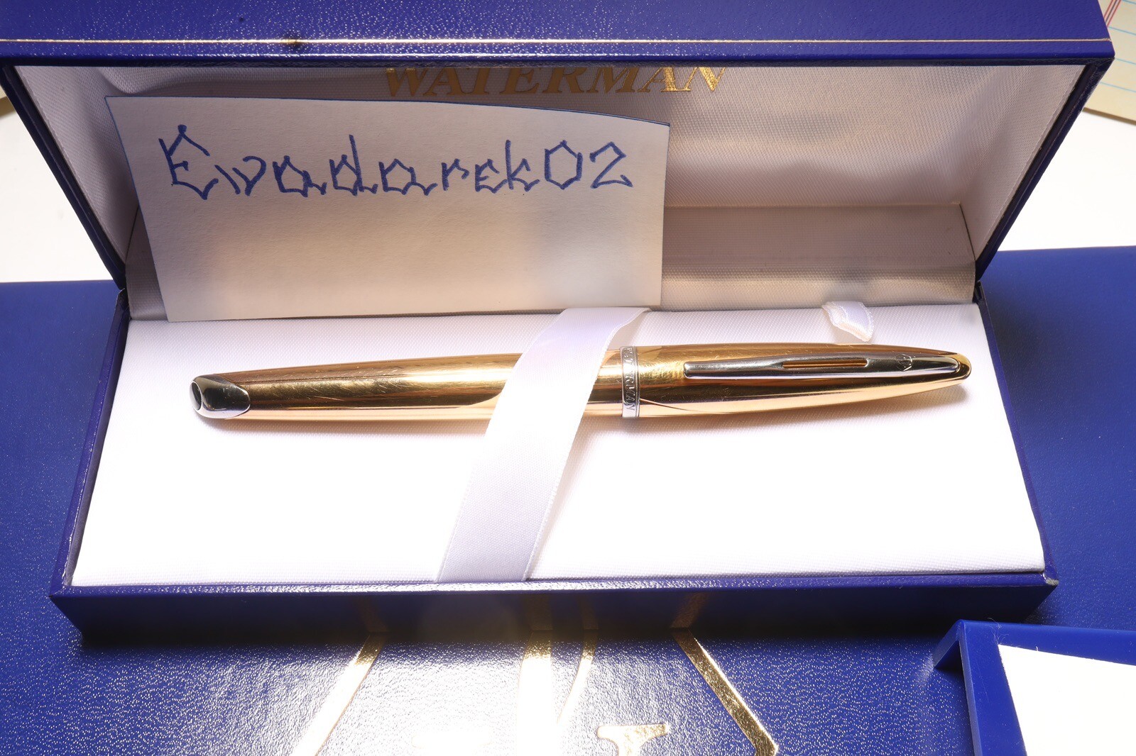 Waterman CARENE Rollerball Meridian Pink Gold Edition, Rare, LOOK Waterman