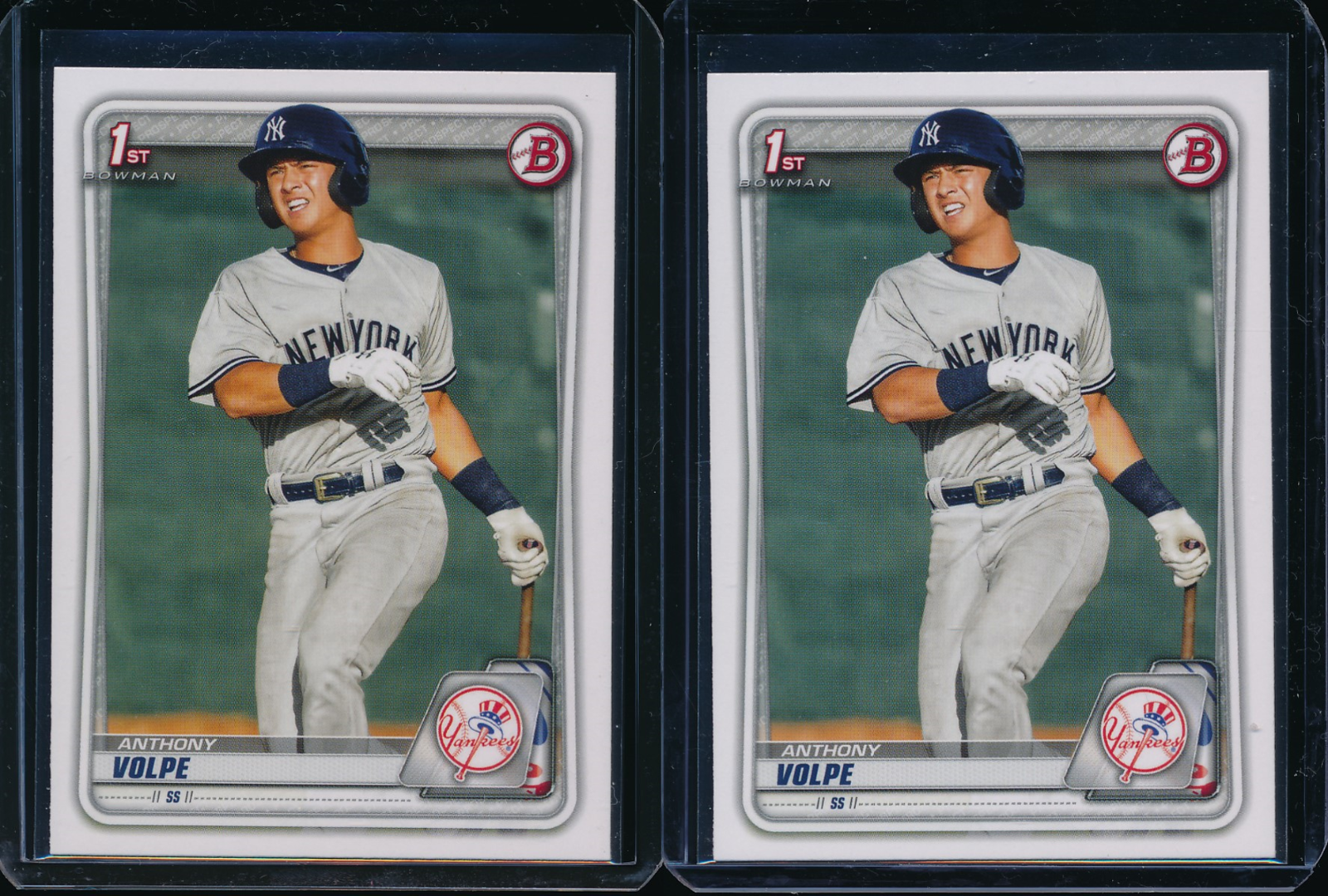 Lot of (2) ANTHONY VOLPE 1st 2020 Bowman Paper Prospects Rookie Card RC QUANTITY Без бренда