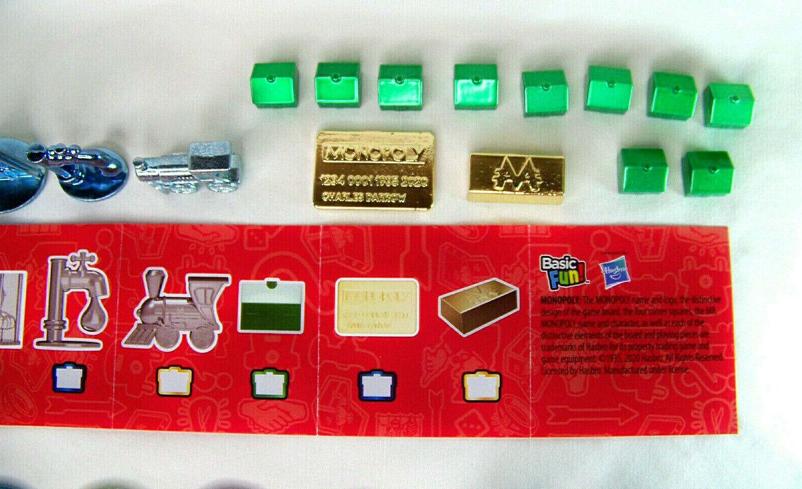 Monopoly Surprise Exclusive Collectible Collectors Tokens Complete Set Series 1 Hasbro 00431 - фотография #2