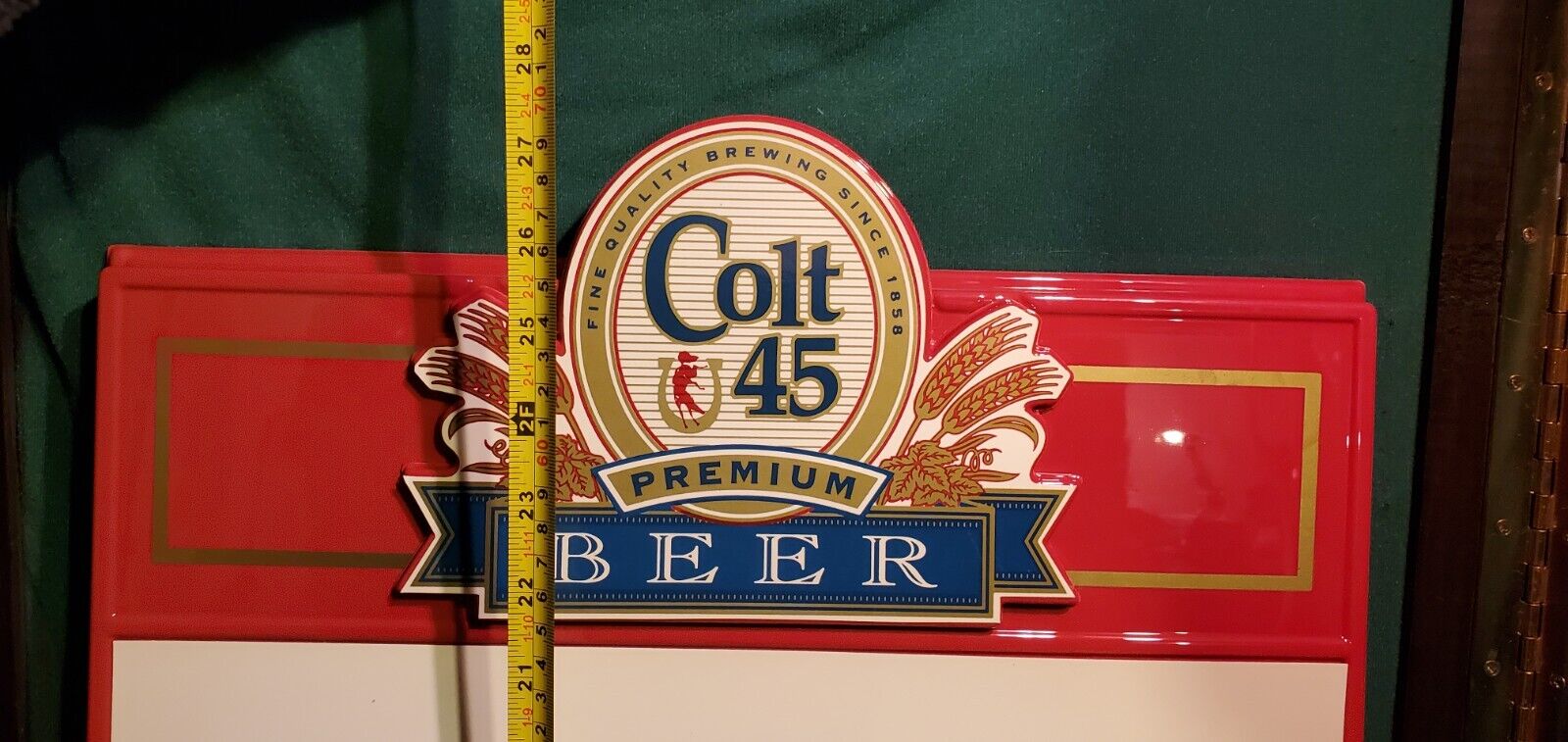Vintage Colt 45 Beer Dry Erase Board Bar Mancave 28''x 18'' Colt 45 - фотография #5