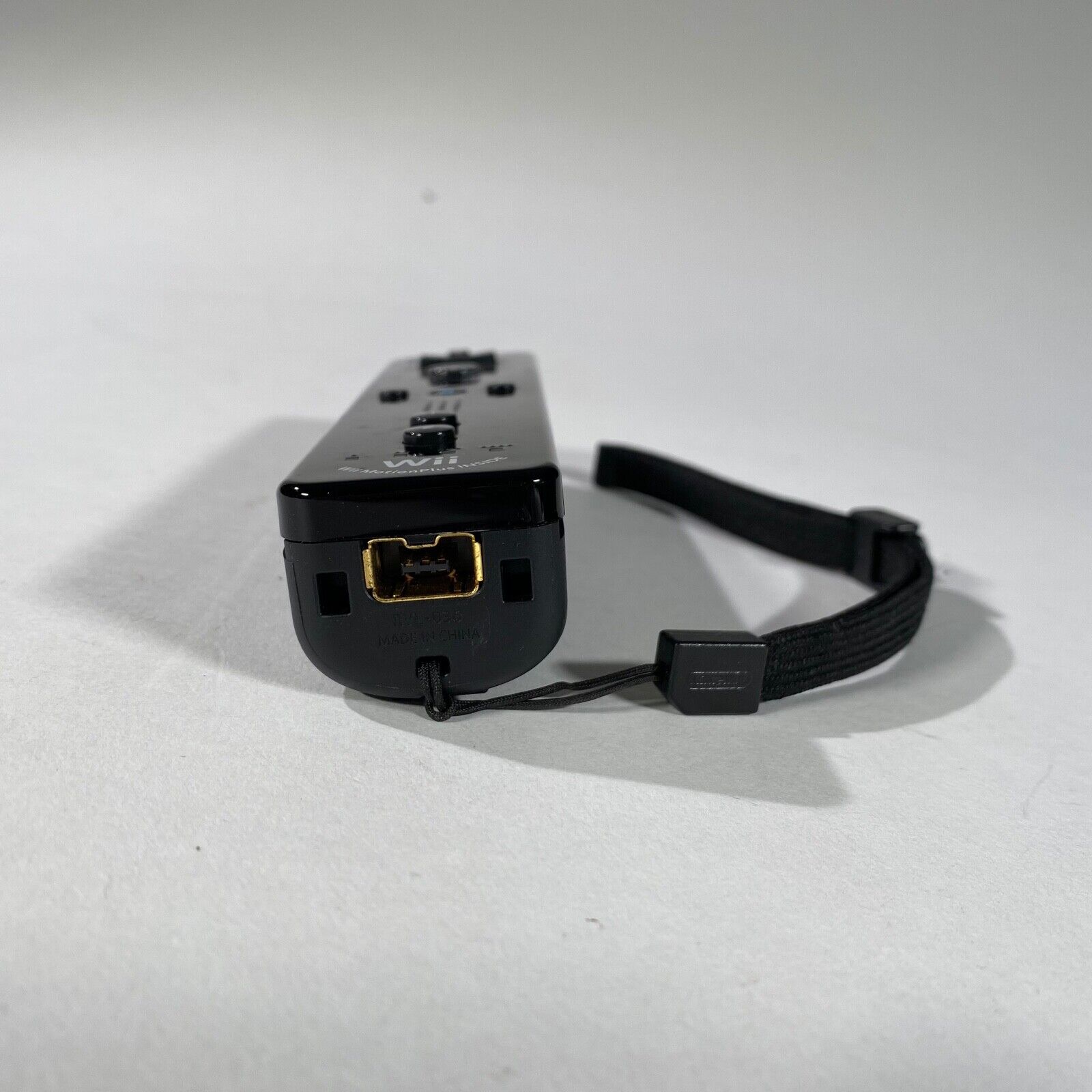 OEM Nintendo Black Wii Remote Motion Plus Controller RVL-036 Tested Working Nintendo RVL-036 - фотография #7
