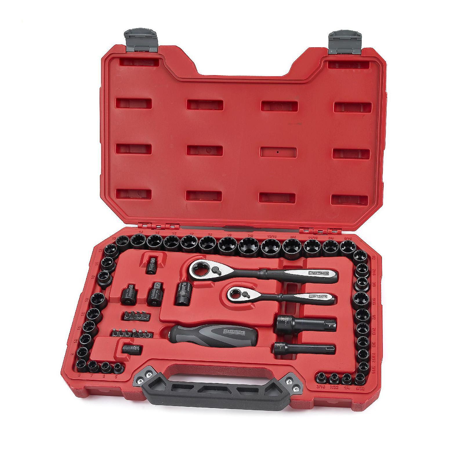 NEW Craftsman 58 pc Universal Max Axess Mechanics Tool Set with Case Craftsman 935430
