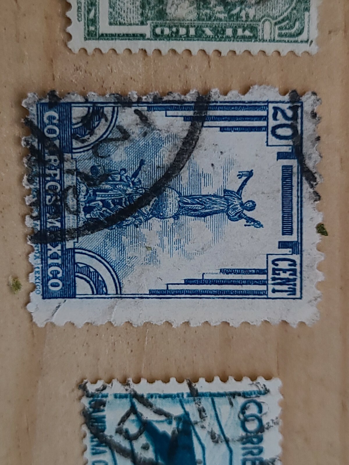 Stamps Mexico used  Mexican Vintage USA seller ships free in USA 7 stamps total Без бренда - фотография #7