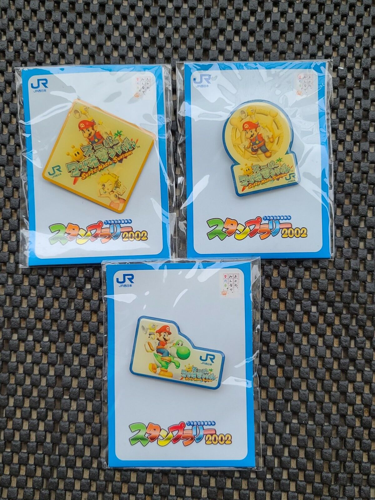 Nintendo Super Mario Sunshine enamel pins Rare Promo LOT SNES GBA GAMECUBE 3DS Nintendo none