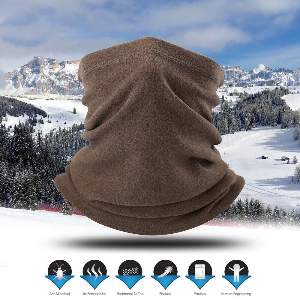 Winter Fleece Neck Warmer Windproof Ski Bandana Half Face Mask for Men & Women Unbranded Dot Not Apply - фотография #5