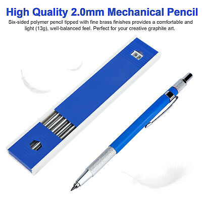 2Set 2.0mm Mechanical Drafting Clutch Pencil+Refill Lead for Sketching Drawing Partsdom Does Not Apply - фотография #2