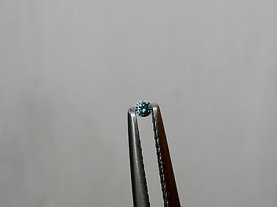 Blue natural diamond loose faceted round 1.5mm pinnaclediamonds