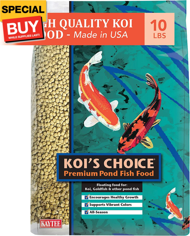 Koi'S Choice Koi Floating Fish Food, 10 Pound Does not apply - фотография #9