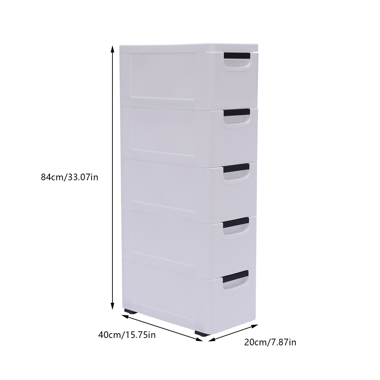 Wardrobe Vertical Tall Dresser Storage Organizer Tower With 5 Drawers Closet Unbranded Does not apply - фотография #12