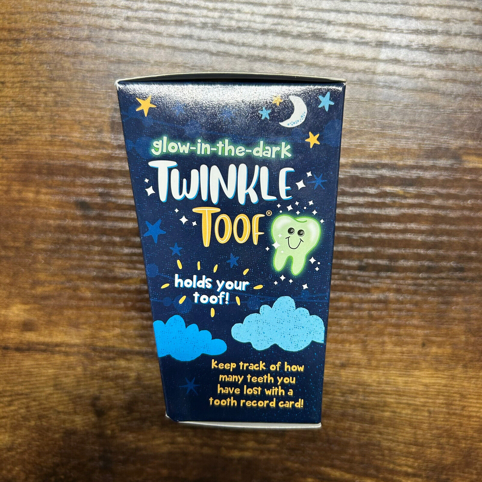 Twinkle Toof Glowing  Glow in the Dark Tooth Box Tooth Fairy Helper  New Toysmith Tooth - фотография #4