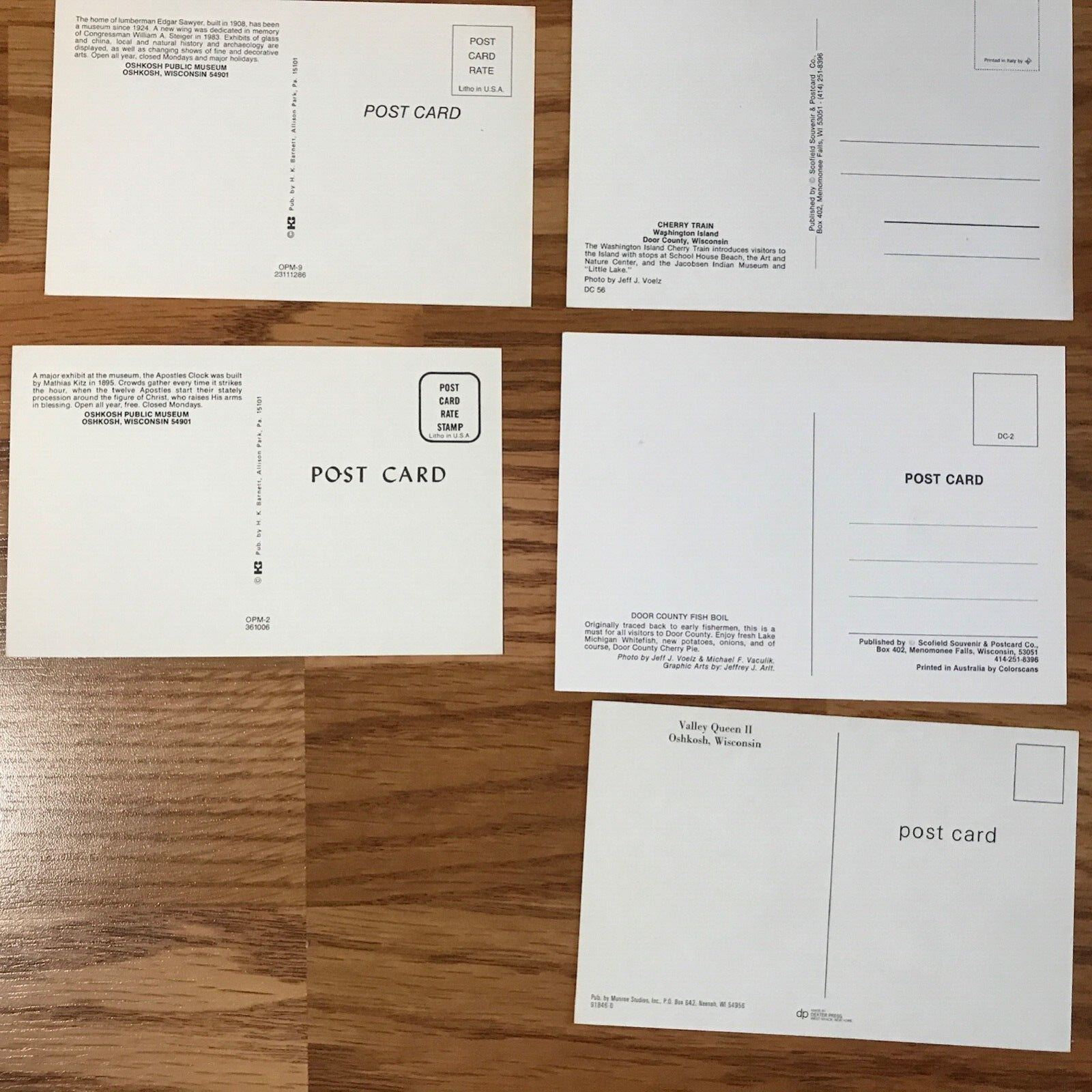 Lot of 14 Vintage Postcards 1980s Wisconsin  Locations Color Photos Без бренда - фотография #8