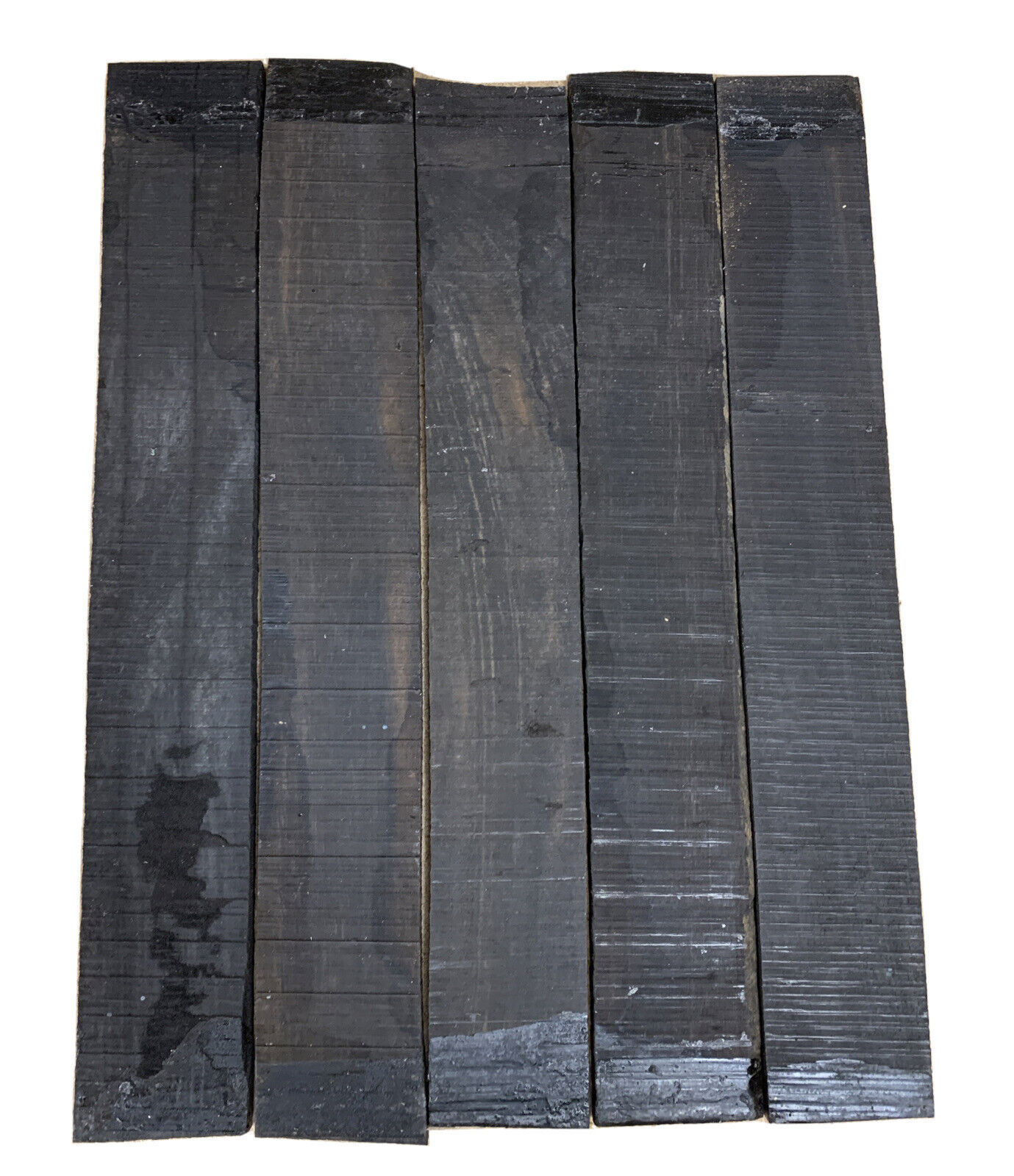 5 Pack, Gaboon Ebony Blank//Luthier wood, Fingerboard, Cuttingboard 16" x 2-1/2" EXOTIC WOOD ZONE Does Not Apply