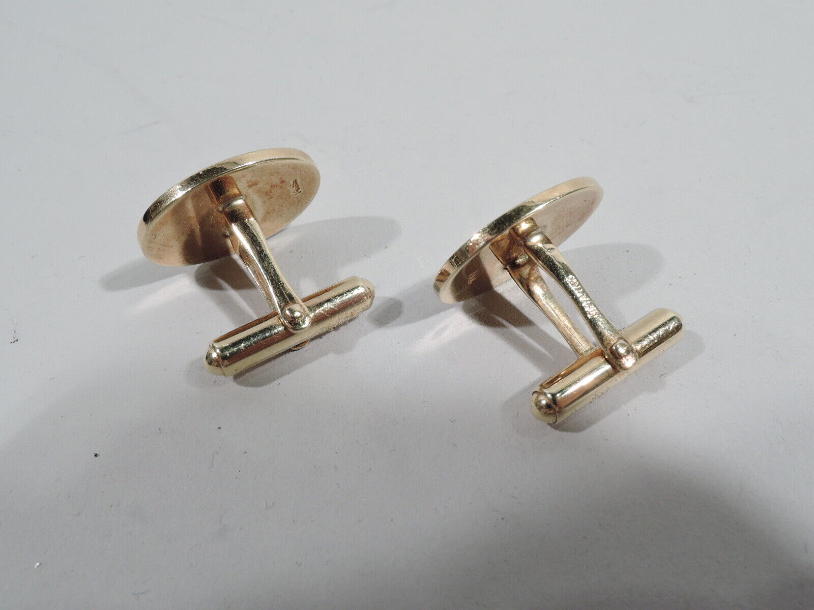 Tiffany Cufflinks - Classic Pair - Great Husband Gift - American 14K Gold  Tiffany & Co. - фотография #2
