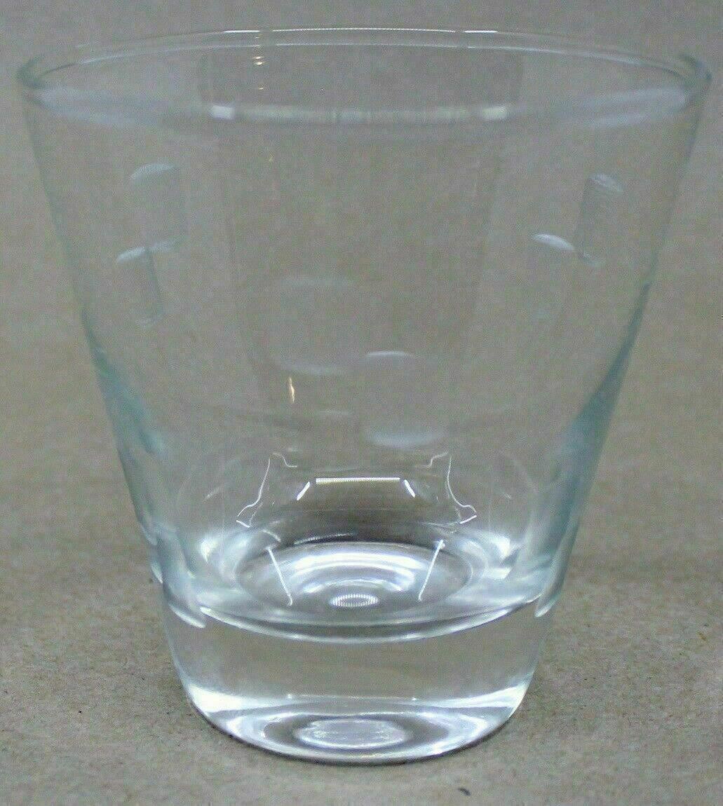 Cocktail Glasses Retro Mid-Century Modern Etched Glass Minimalist Design Lot 6 Без бренда - фотография #8