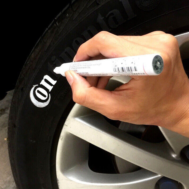 10xUniversal White Paint Pens Marker Waterproof Permanent Car Tire Rubber Letter Unbranded Does Not Apply - фотография #5