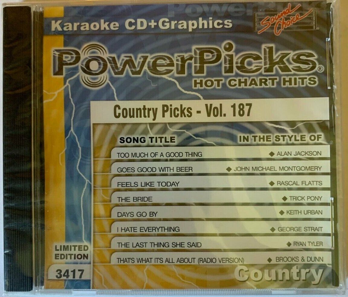 SOUND CHOICE KARAOKE - COUNTRY - BROOKS & DUNN - SC3417 - NEW - RARE Sound Choice Does Not Apply - фотография #2