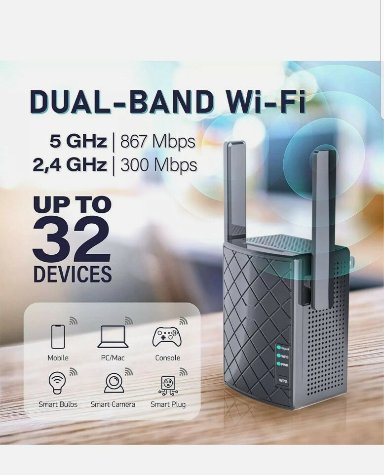NEXT BOX USA AC1200 DUAL BAND WI-FI REPEATER WORKS WITH ANY ROUTER EASY NEXT BOX USA AC1200 - фотография #8