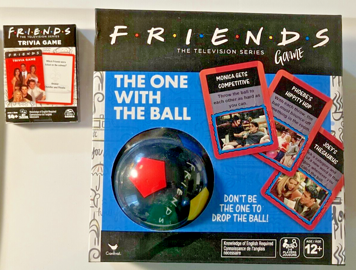 Cardinal Games Friends TV Show - The One with the Ball & Spin Master Trivia Game Cardinal Games & Spin Master Cardinal Games 6053618